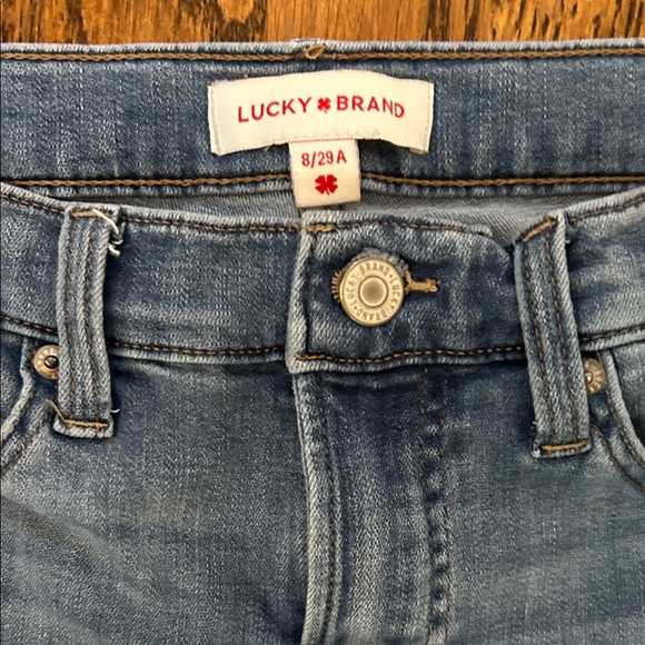 Lucky Brand Womens Sweet Mid Rise Boot Cut Jeans Boho Hippie Western Size 8/29 - Picture 2 of 7